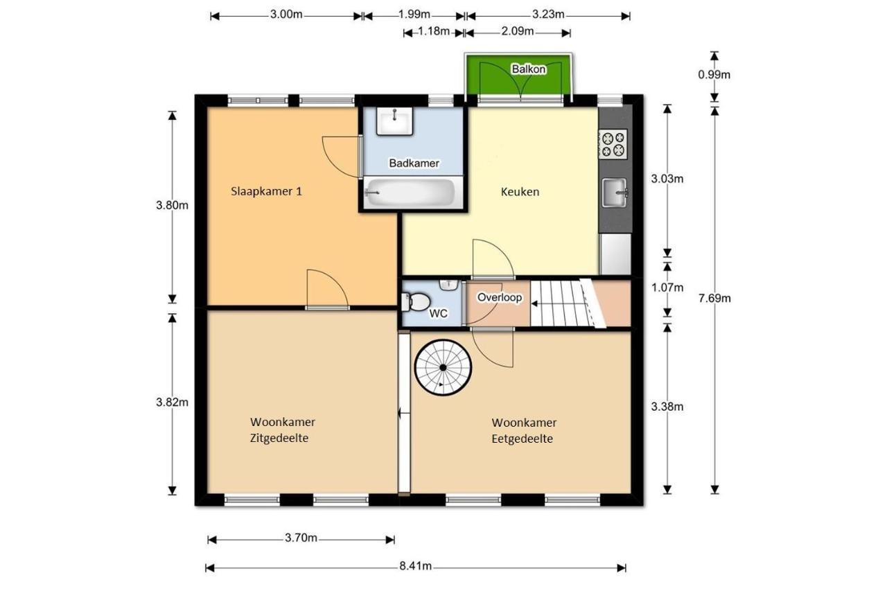 도르드레흐트 Voorstraat-Havenzicht 1Ste 아파트 외부 사진